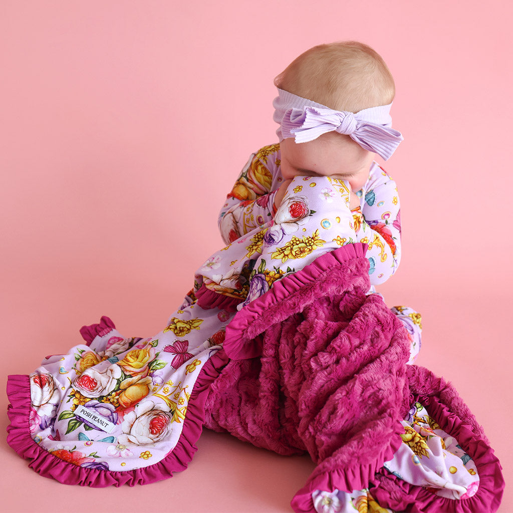 Posh Peanut 2024 Autum Floral Swaddle Set