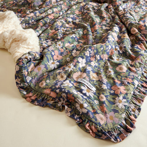 Jayla Minky Ruffled Luxette Patoo® Blanket