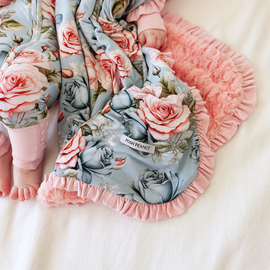 Mackenzie Minky Ruffled Luxette Patoo® Blanket