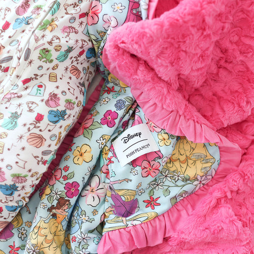 Disney Princesses Minky Ruffled Luxette Patoo® Blanket