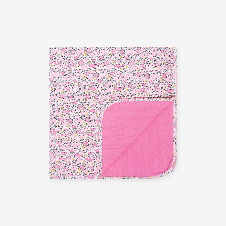 Meadow Haze & Cruisin' Pink Picot Patoo® Blanket
