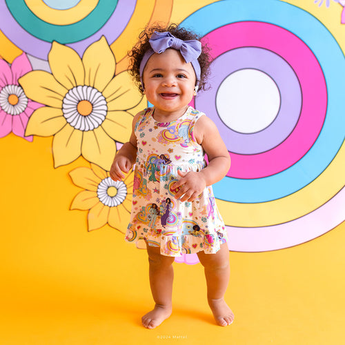 Posh Peanut Bamboo S/S Twirl Dress - Erin Floral – Bubble Belly moms, babies