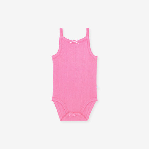 Cruisin' Pink Pointelle Bodysuit