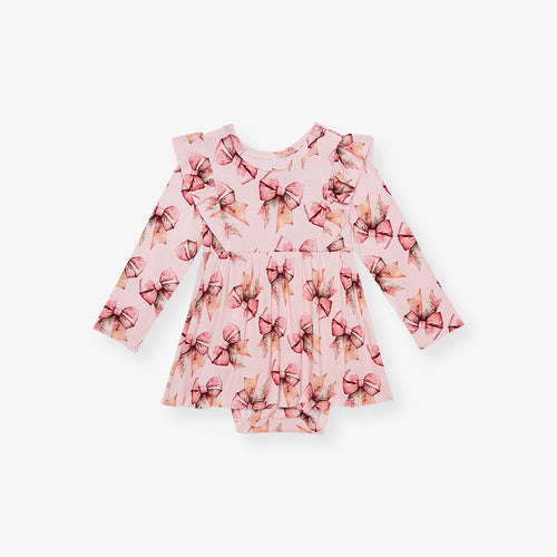 Everly Jane Ruffled Bodysuit Dress