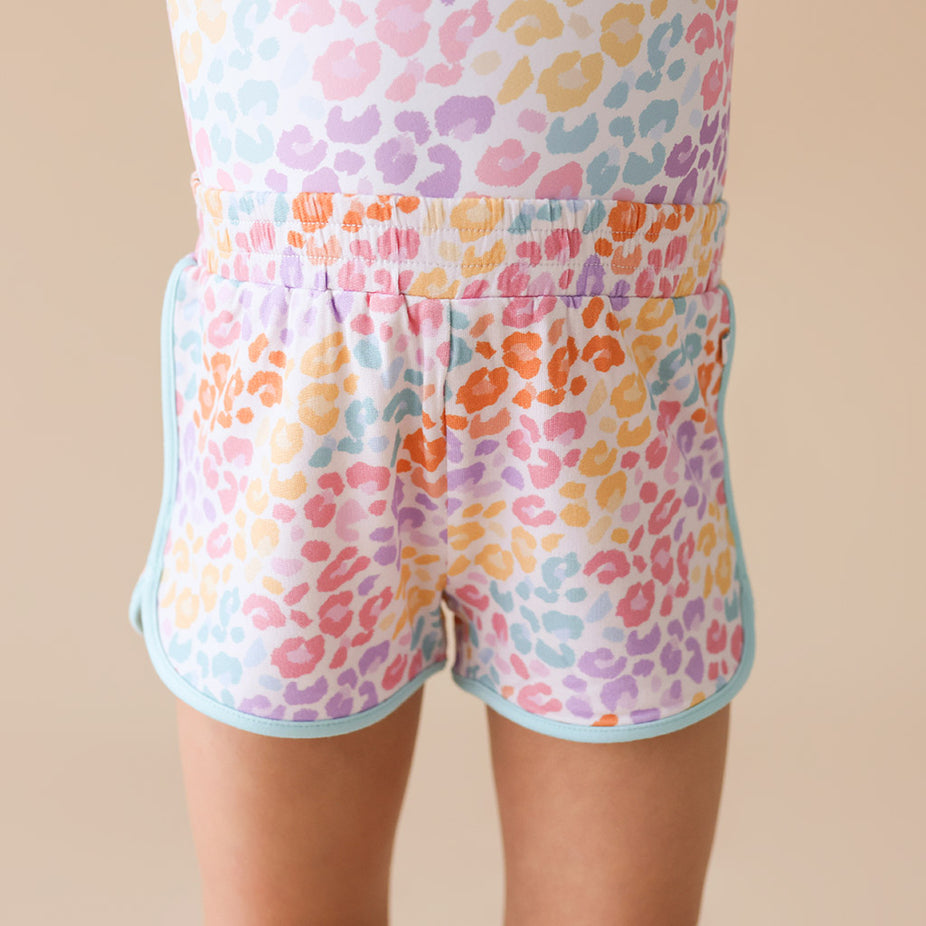 Minette French Terry Varsity Shorts