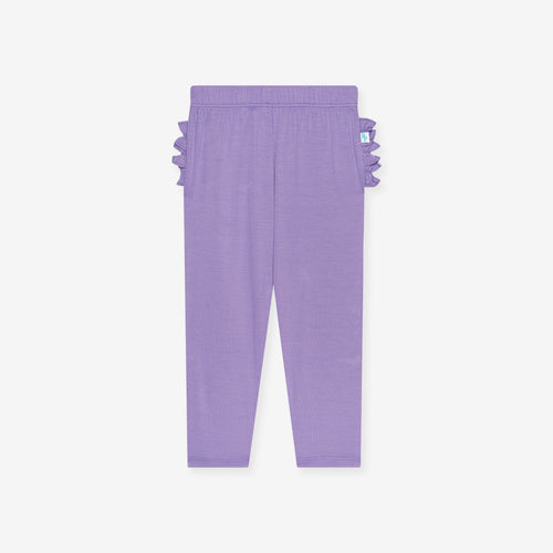 Bonny Purple Ruffled Bum Leggings