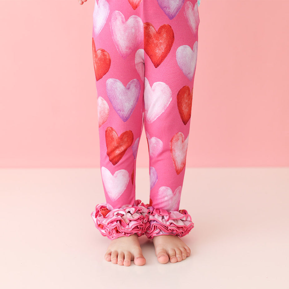 Pink Valentine's Leggings