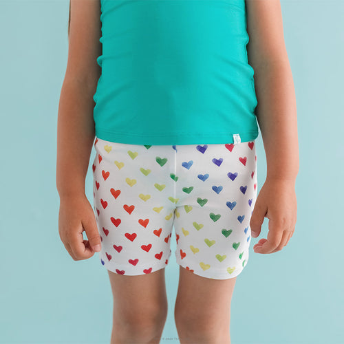 Care Bears™ Rainbow Hearts Bike Shorts
