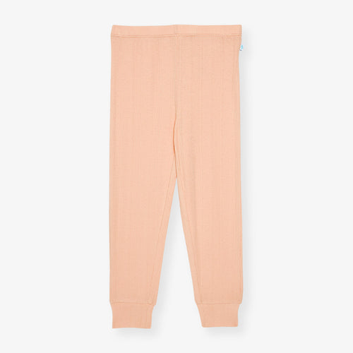 Dusty Blush Pointelle Leggings