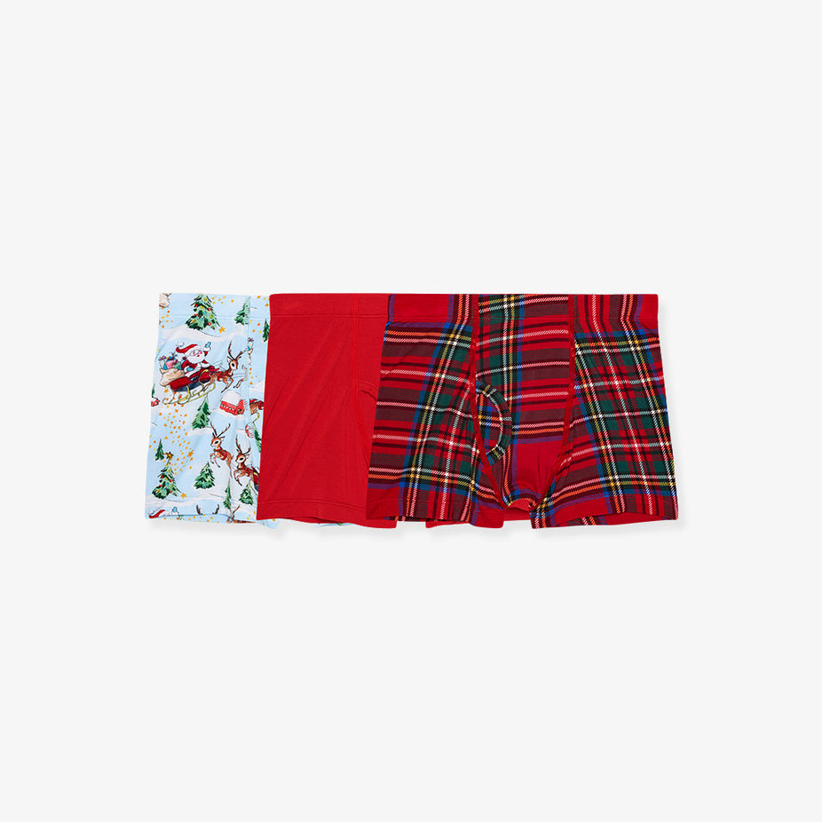 Pere Noel Boys' Boxer Brief Set