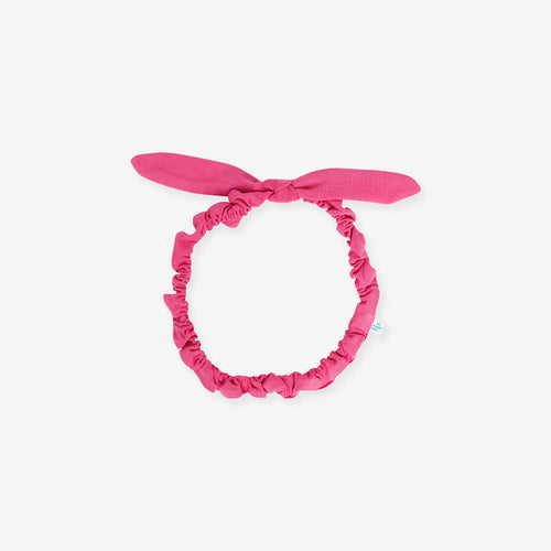 Posh Hot Pink Micro Bow Headwrap