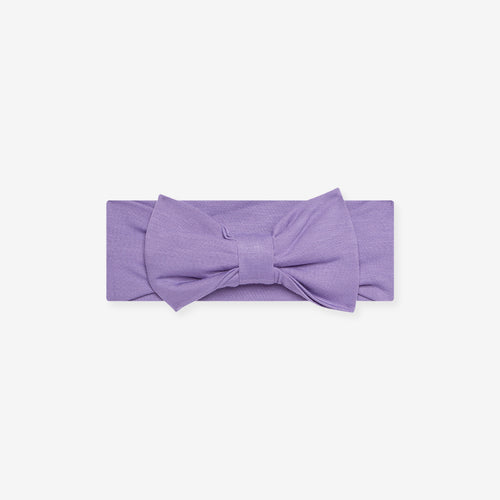 Bonny Purple Luxe Bow Headwrap