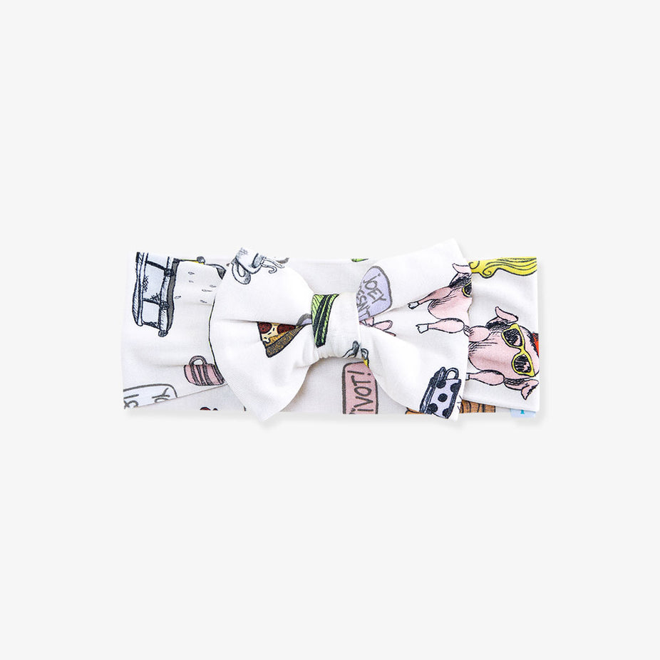 Friends Luxe Bow Headwrap