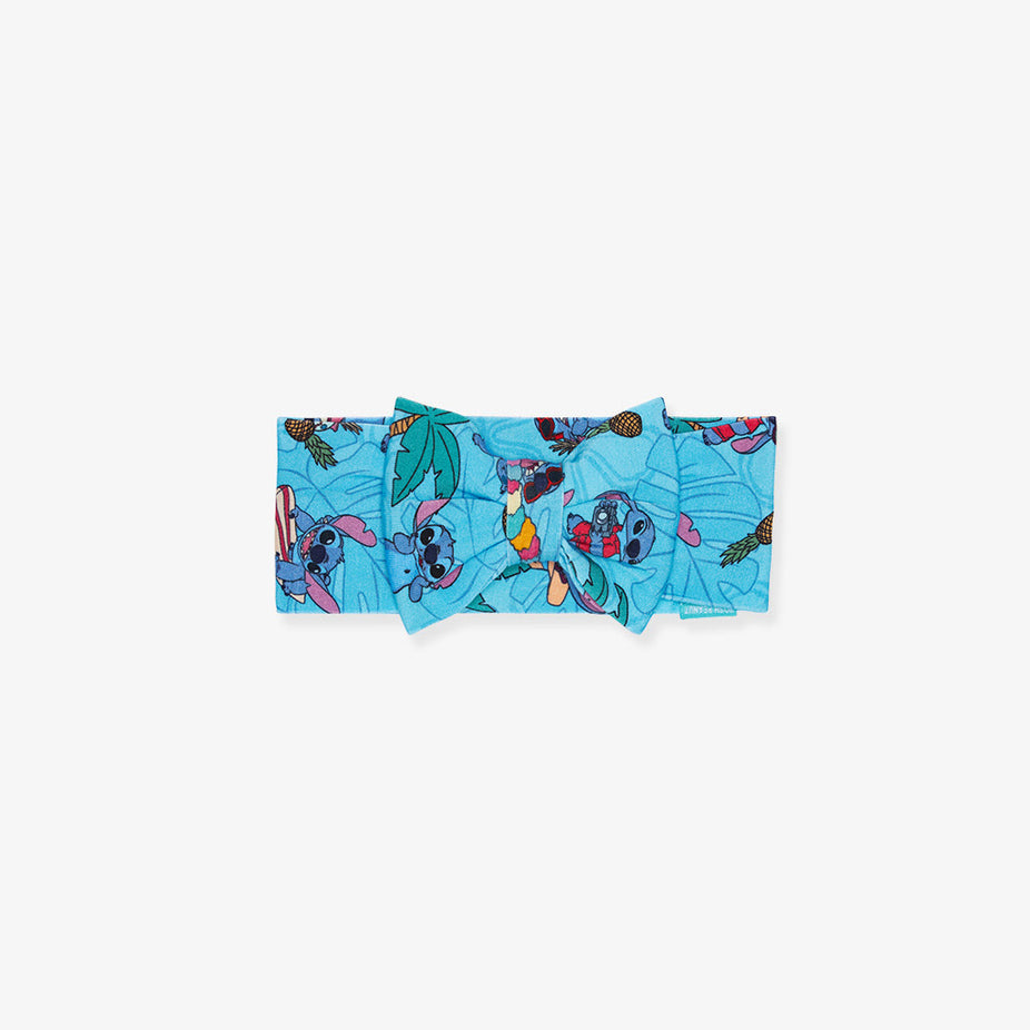 Disney Tropical Stitch Luxe Bow Headwrap