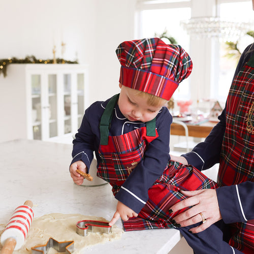 Red Tartan Plaid Kids' Chef Hat