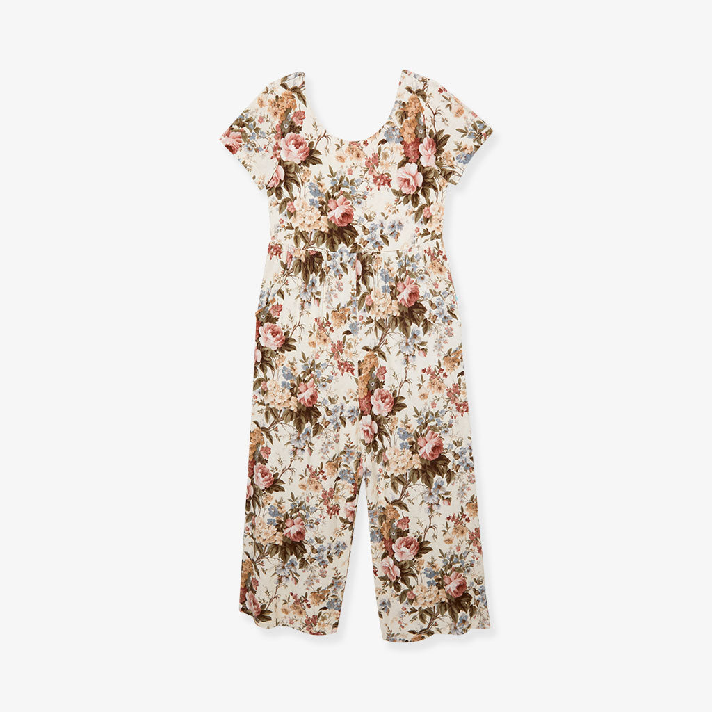 Posh Peanut Moonbeam shops flower jumpsuit 3T