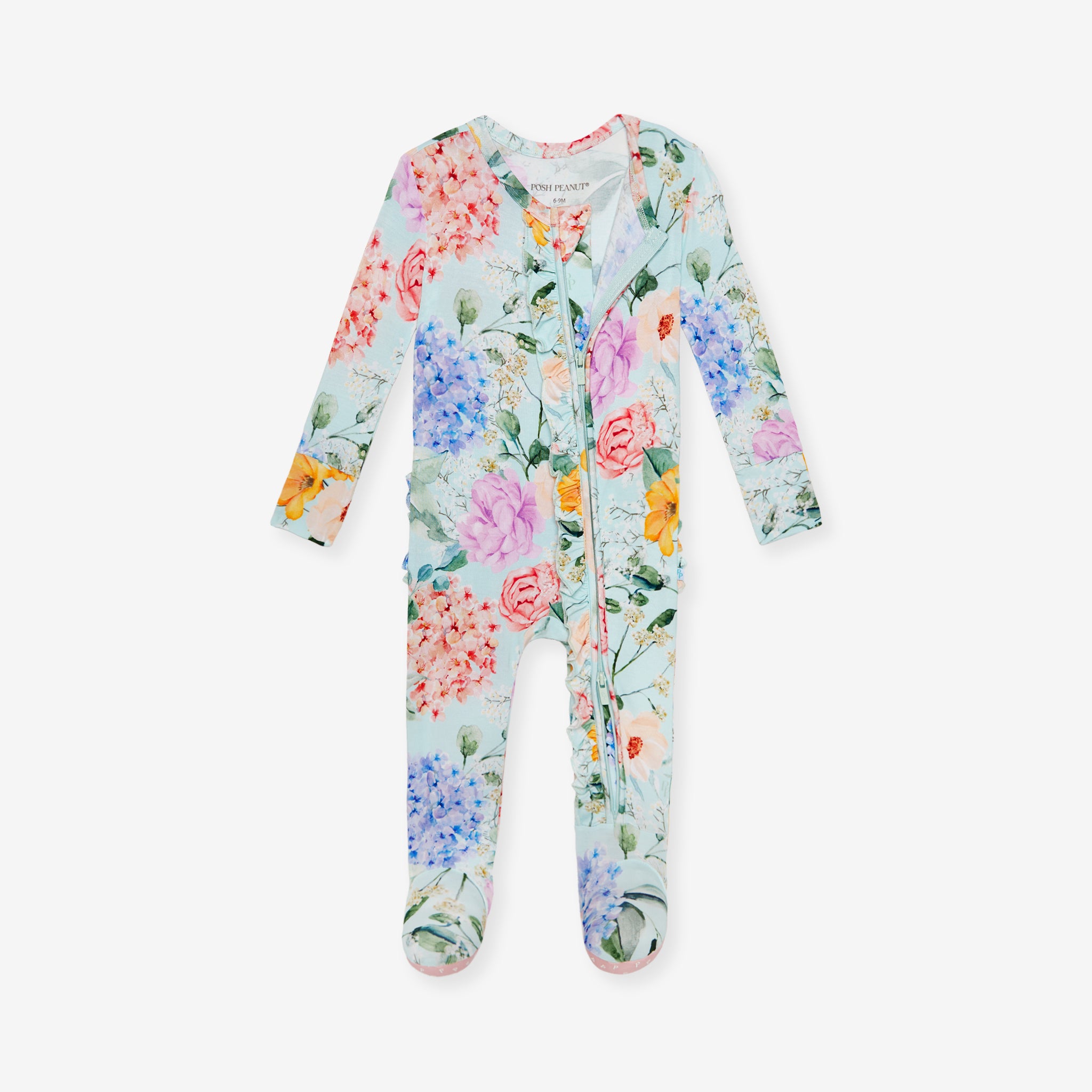 Newborn Girl Clothes Posh Peanut Footless Baby Sleepers 2-Way