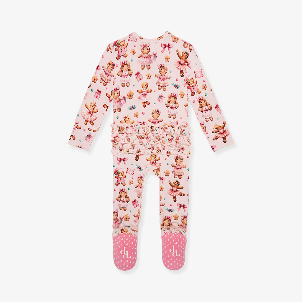 Posh Peanut newest Hello Kitty® Footie Ruffled Zippered One Piece Pajamas 2T