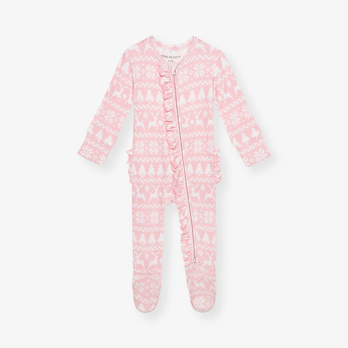 Tammy Footie Ruffled Zippered One Piece