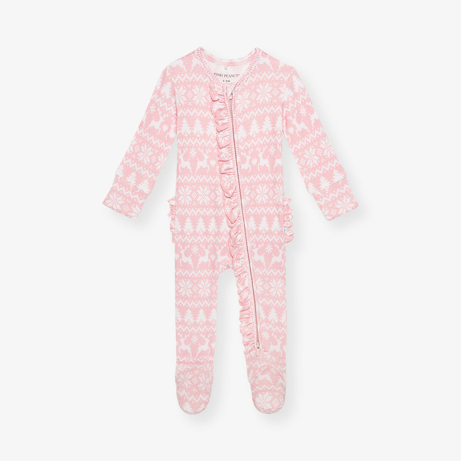 Tammy Footie Ruffled Zippered One Piece