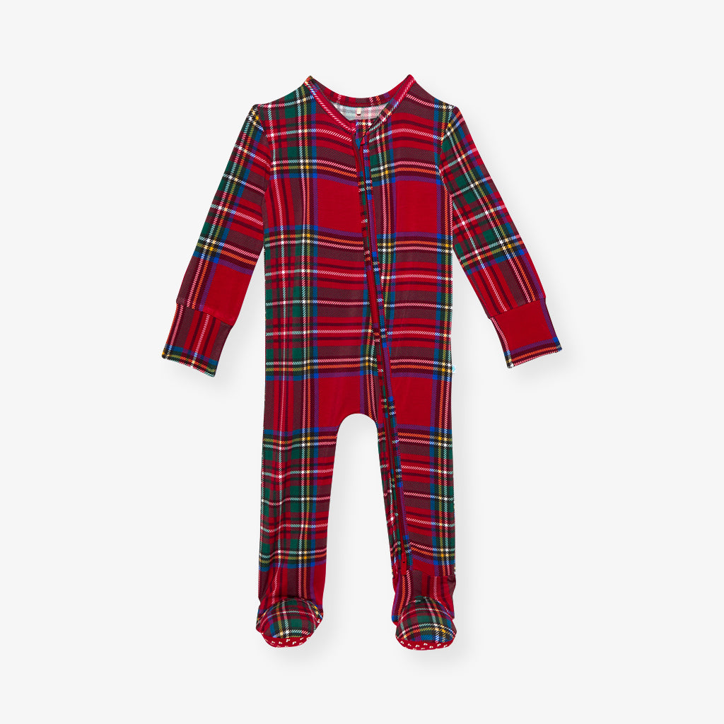 POSH PEANUT PP EMILIA CHRISTMAS XMAS HOLIDAY deals PAJAMA FOOTIE POINSETTIA BABY 9-12M