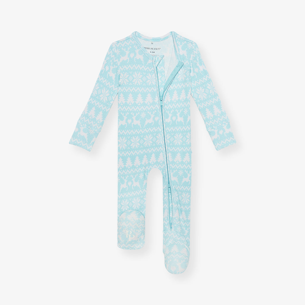 Sophia Posh Peanut ruffled footie 9-12m deals