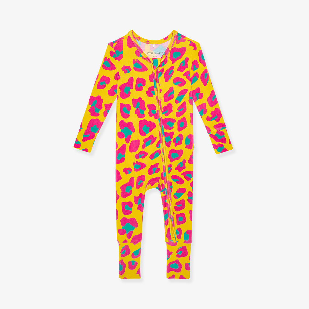 Leopard Yellow Baby Convertible Sleeper Amari