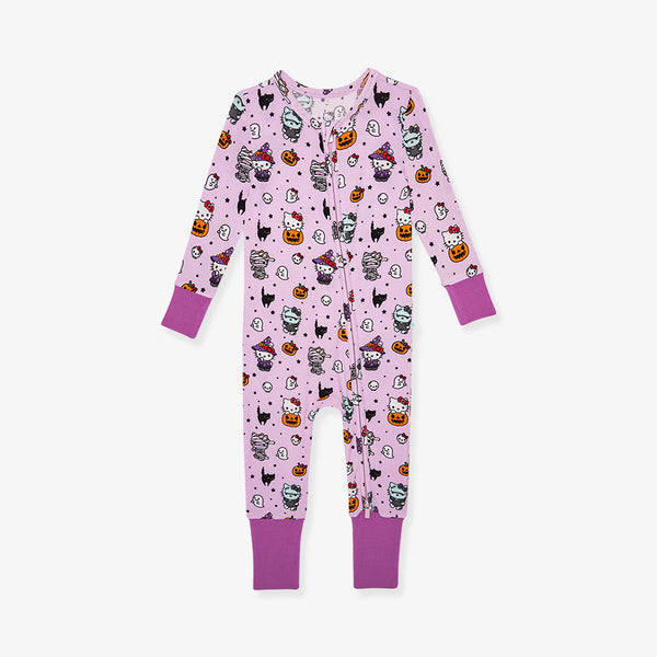 POSH PEANUT HELLO KITTY SANRIO HALLOWEEN NWT FOOTIE PAJAMA BABY 12-18 top MONTHS