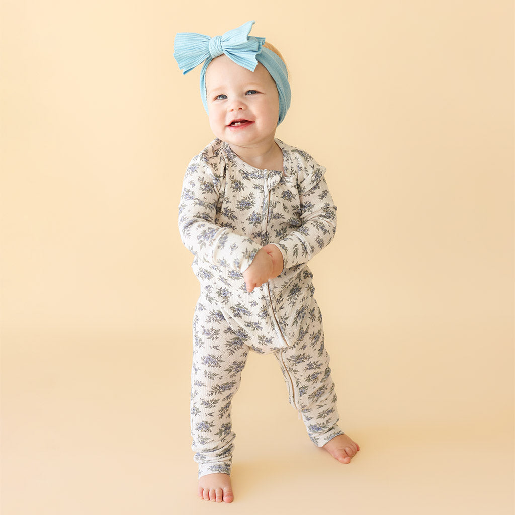 Bamboo pointelle romper store