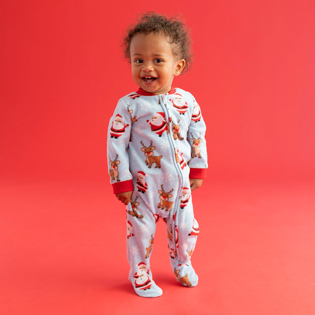 Pere Noel Microfleece Zippered One Piece