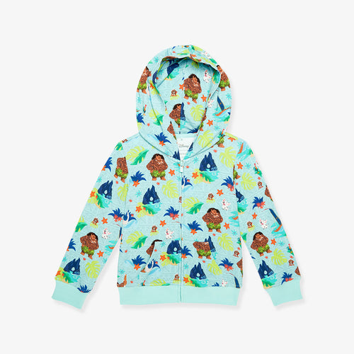 Disney Maui Tropical French Terry Zippered Hoodie