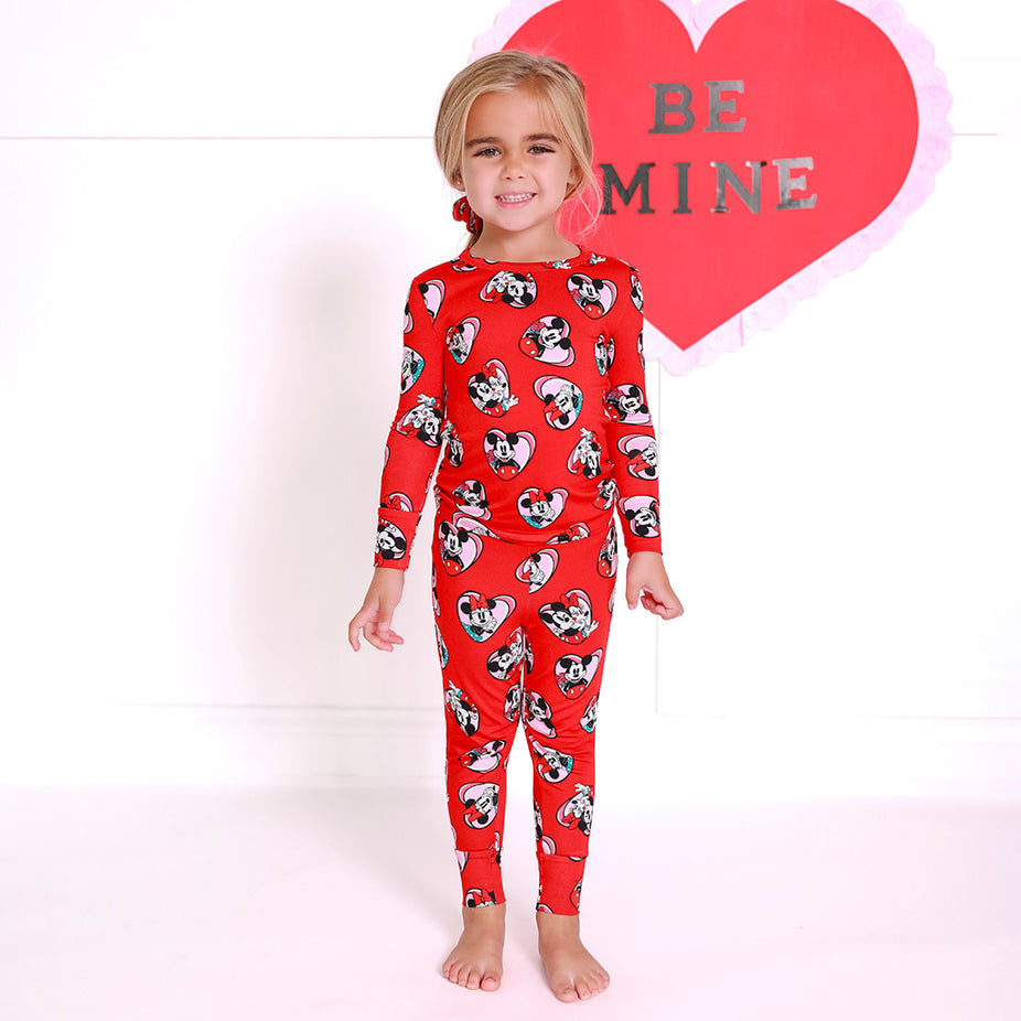 Eternal Loves Red Long Sleeve Toddler Pajamas | Be My Valentine