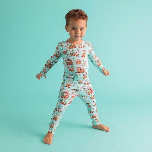 Gingerbread Train Classic Pajama Set