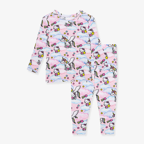 Hello Unicorn Classic Pajama Set