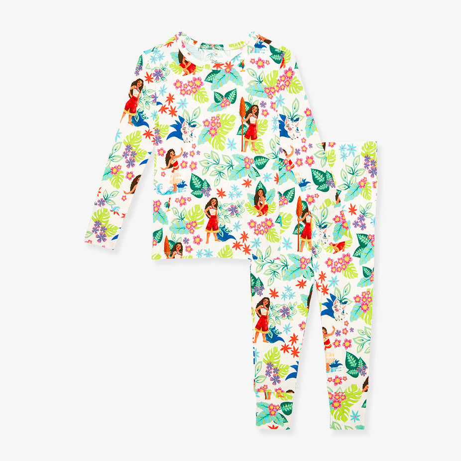 Disney Moana Floral Classic Pajama Set