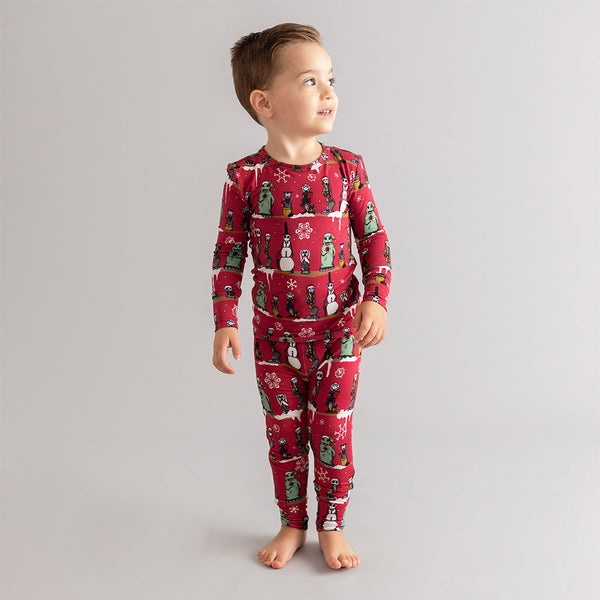 Store POSH PEANUT PP EMILIA CHRISTMAS XMAS HOLIDAY PAJAMA PJ POINSETTIA TODDLER NEW 3T