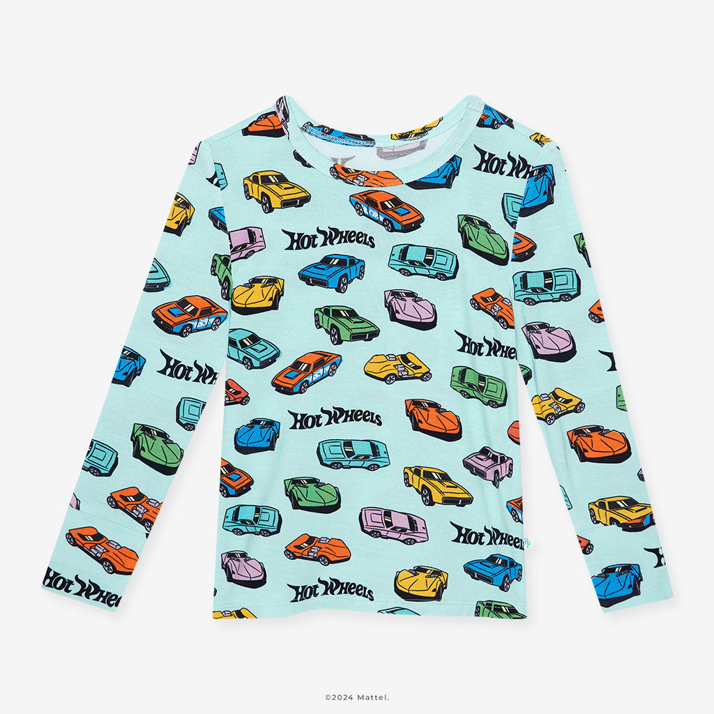 Posh Peanut Hot Wheels Long Sleeve PJs - 2T deals