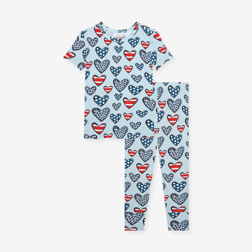 Posh Peanut Queen of Hearts 2 piece PJs - purchases 3T