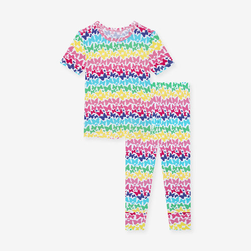 Rainbow Butterfly Classic Pajama Set