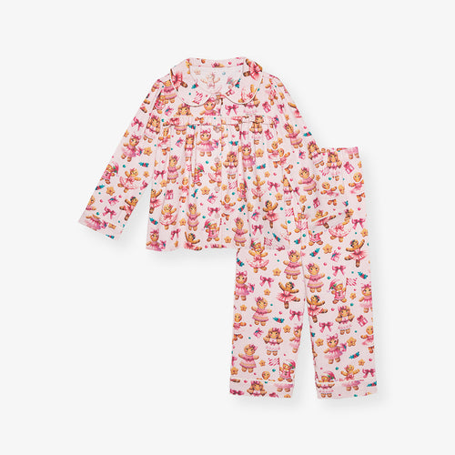 Ginger Posh Flannelette Ruffled Pajama Set