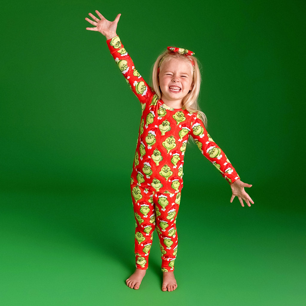 POSH PEANUT PP EMILIA CHRISTMAS XMAS HOLIDAY PAJAMA FOOTIE POINSETTIA online BABY 3-6M