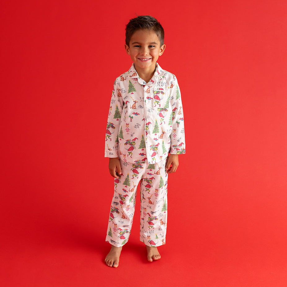 Dr. Seuss Who-ville Flannelette Luxe Pajama Set