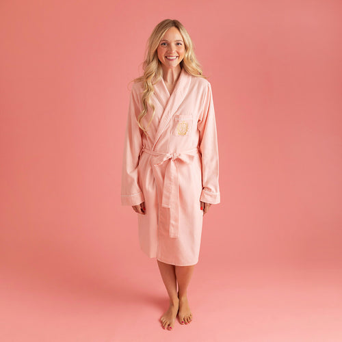 Powder Pink Flannelette Luxe Robe