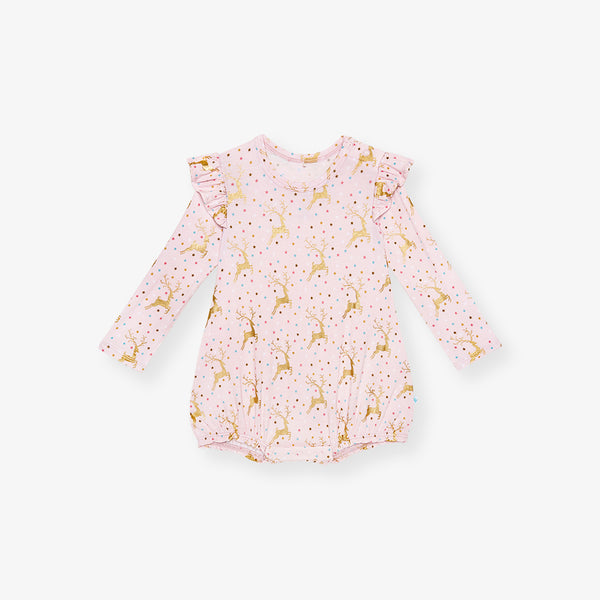 Posh Peanut Ornament Long Sleeve hot Bubble Romper