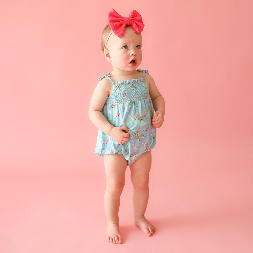 Posh Peanut Ruffle shops Bubble Romper