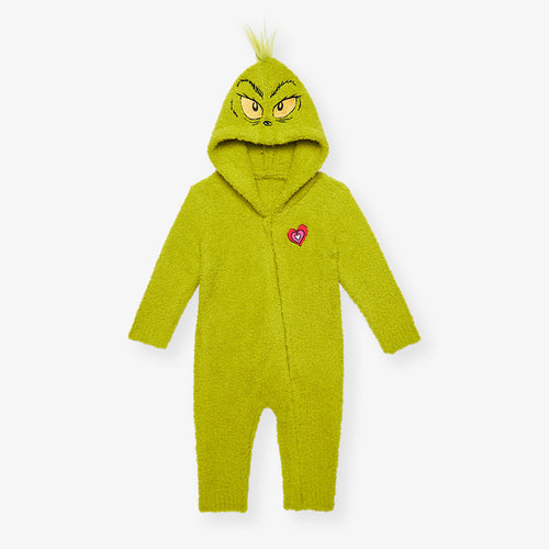 Dr. Seuss Mr. Grinch Cuddle Hooded Romper