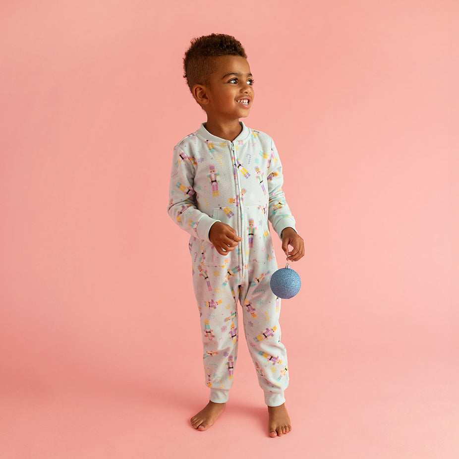 Posh Nutcracker Microfleece Jumpsuit