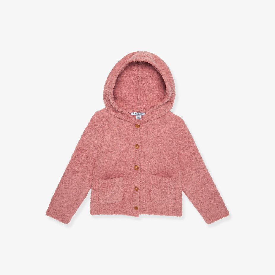 Dusty Rose Cuddle Hooded Cardigan