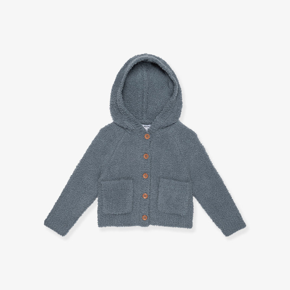 Slate Cuddle Hooded Cardigan