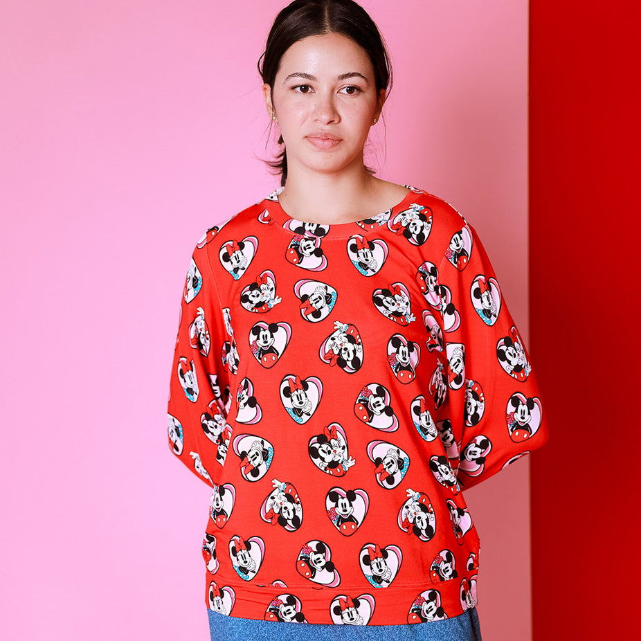 WHAT'S IN THE PATTERN  Be Mine Balloon Sleeve Top 